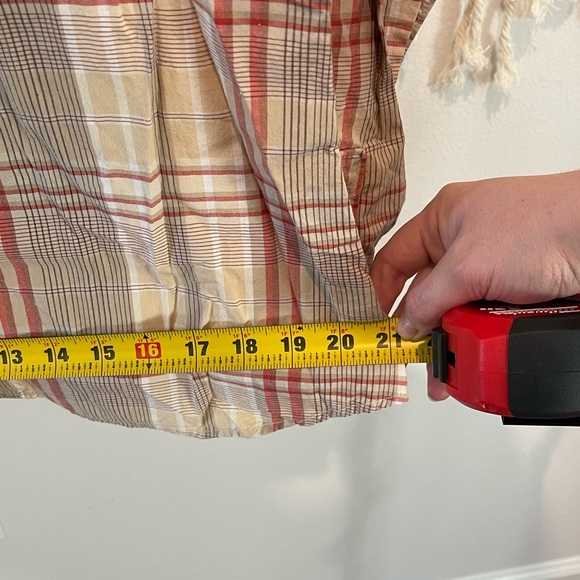 Cabela’s Western Pinstripe Long Sleeve Button-Down Size M - Picture 8 of 9